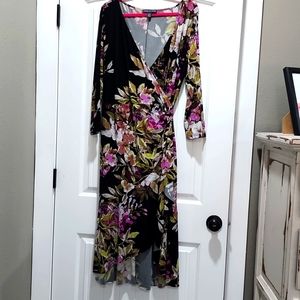 American Living Floral wrap dress